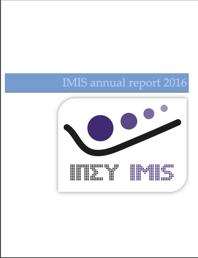 IMIS ANNUAL REPORT 2016